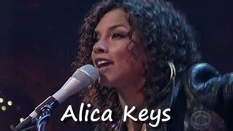 Alicia Keys - Unbreakable 10-10-05 Letterman