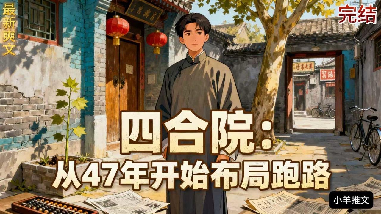 完结《四合院：从47年开始布局跑路》陈阳魂穿至1947年的四合院，成为奄奄一息的资本家13岁的私生子。且看主角了结前身恩怨情仇的同时成为时代弄潮儿……#小说  #推文  #重生 #爽文 #有聲