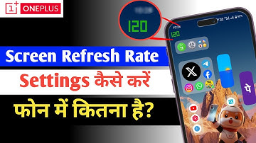 Screen Refresh Rate 😱 120hz, 90hz, 60hz 📲  How To Set Screen Refresh Rate 💪 OnePlus Nord 5 