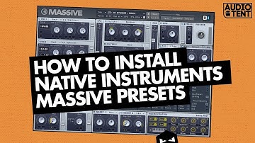 How To Install Native Instruments Massive Presets (2018)