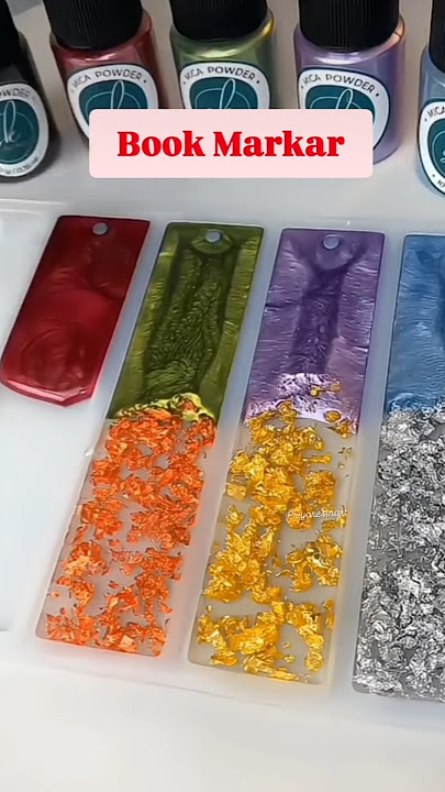 $1 vs $100 Handmade Luxury Resin Bookmarks