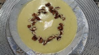 شوربة الخضار الكريمية،سهلة ولذيذة،crema de verduras