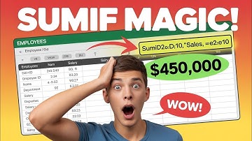 SUMIF Function for Beginners / Excel formula & Tricks