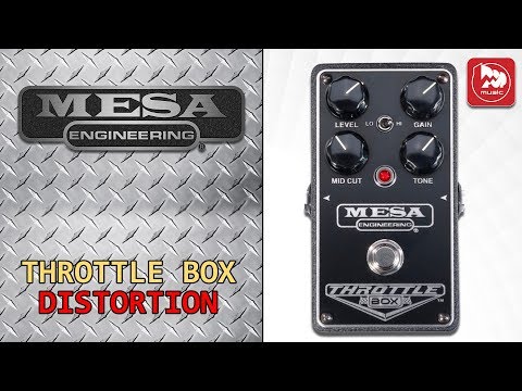 MESA BOOGIE THROTTLE BOX DISTORTION - дорогая гитарная педаль дисторшн