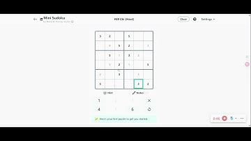 LinkedIn Mini Sudoku Answer Today #89 Chi #sudoku