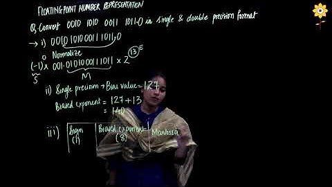 Floating Point Number Representation Numerical | COA | PCE | Prof. Florence Simon
