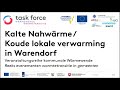 Kalte nahwrme in warendorf  onlineveranstaltung im rahmen von task force wrmewende