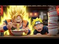 Goku Uses Super Saiyan Just to Eat Ramen 😂🔥
