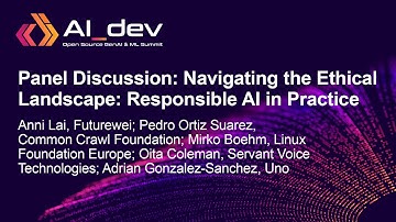 Panel Discussion: Navigating the Ethical Landscape: Responsible...- Anni, Pedro, Mirko, Oita, Adrian