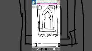 menggambar sajadah