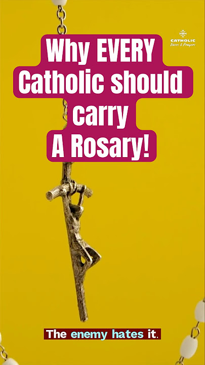Why Every Catholic Should Carry a Blessed Rosary | A Powerful Spiritual Weapon