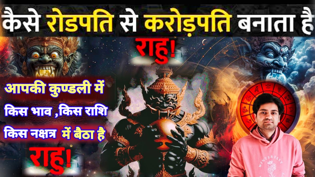 आपका राहु आपको अरबपति बनाएगा या भिखारी तुरंत जानिए कुंडली देखकर#astrology#jyotish #astro#rashifal..