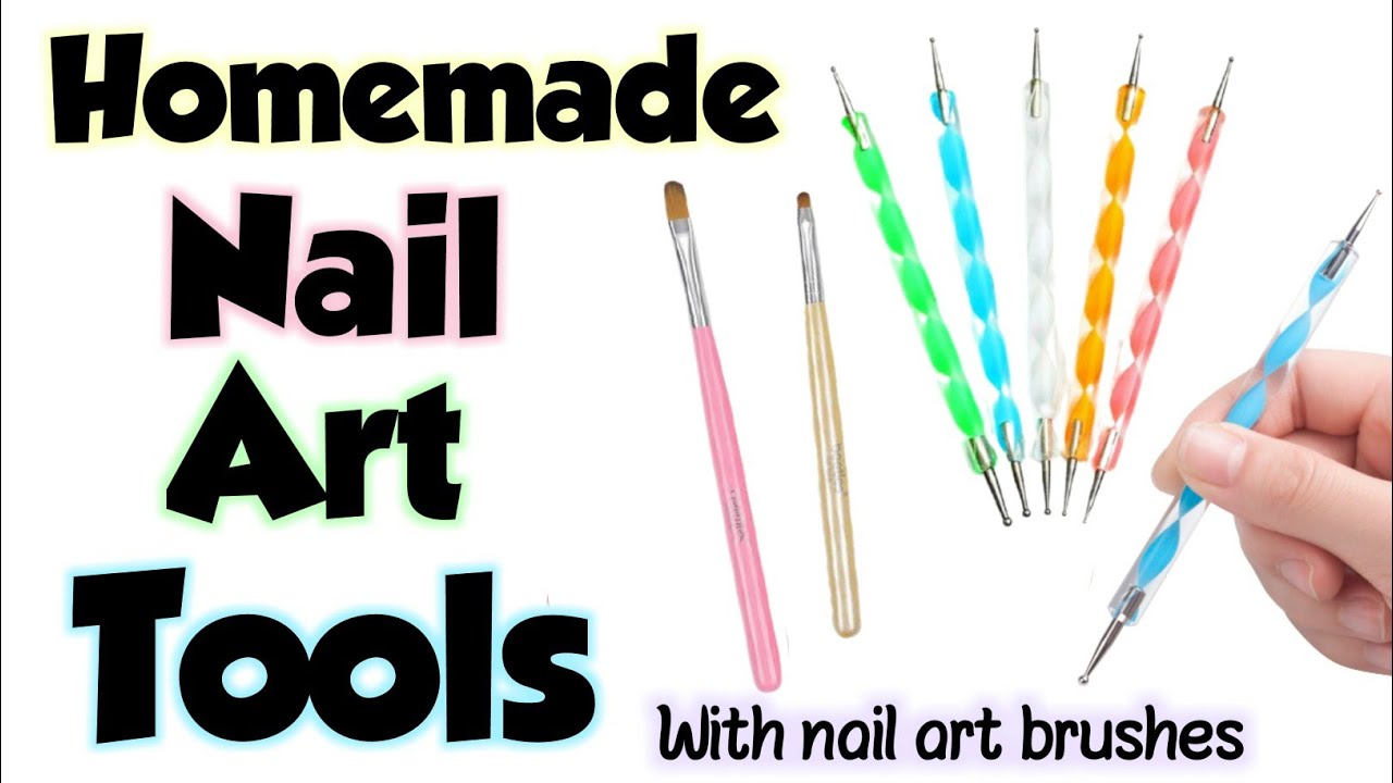 How To Make Nail Art Tools At Home  DIY Homemade Nail Art Tools 