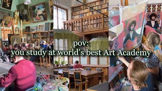 pov: you study at world's best Art Academy  Imperial Academy of Arts VLOG