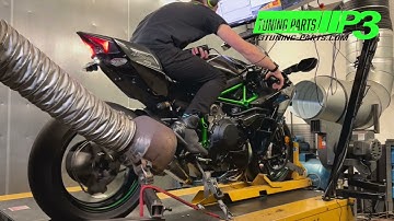 Kawasaki H2 Vandemon Exhaust sound DNA Performance air filter P3 Tuning ECU Flash Mapping