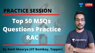 Top 50 MSQs Question Practice in RAC | GATE & ESE 2021 Mechanical | Amit Maurya