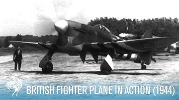 British RAF Hawker Tempest Fighter Plane in Action (1944) | British Pathé
