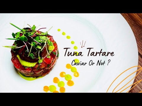 Tuna Tartare| Tuna Tartare Recipe | How to make tuna tartare