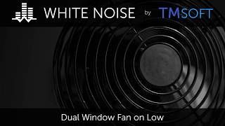Window Fan On Low 10 Hour Sleep Sound - Black Screen