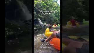 The BEST river tubing spot in NC🔥 Deep Creek Tubing #nc #northcarolina #rivertubing #summer #travel