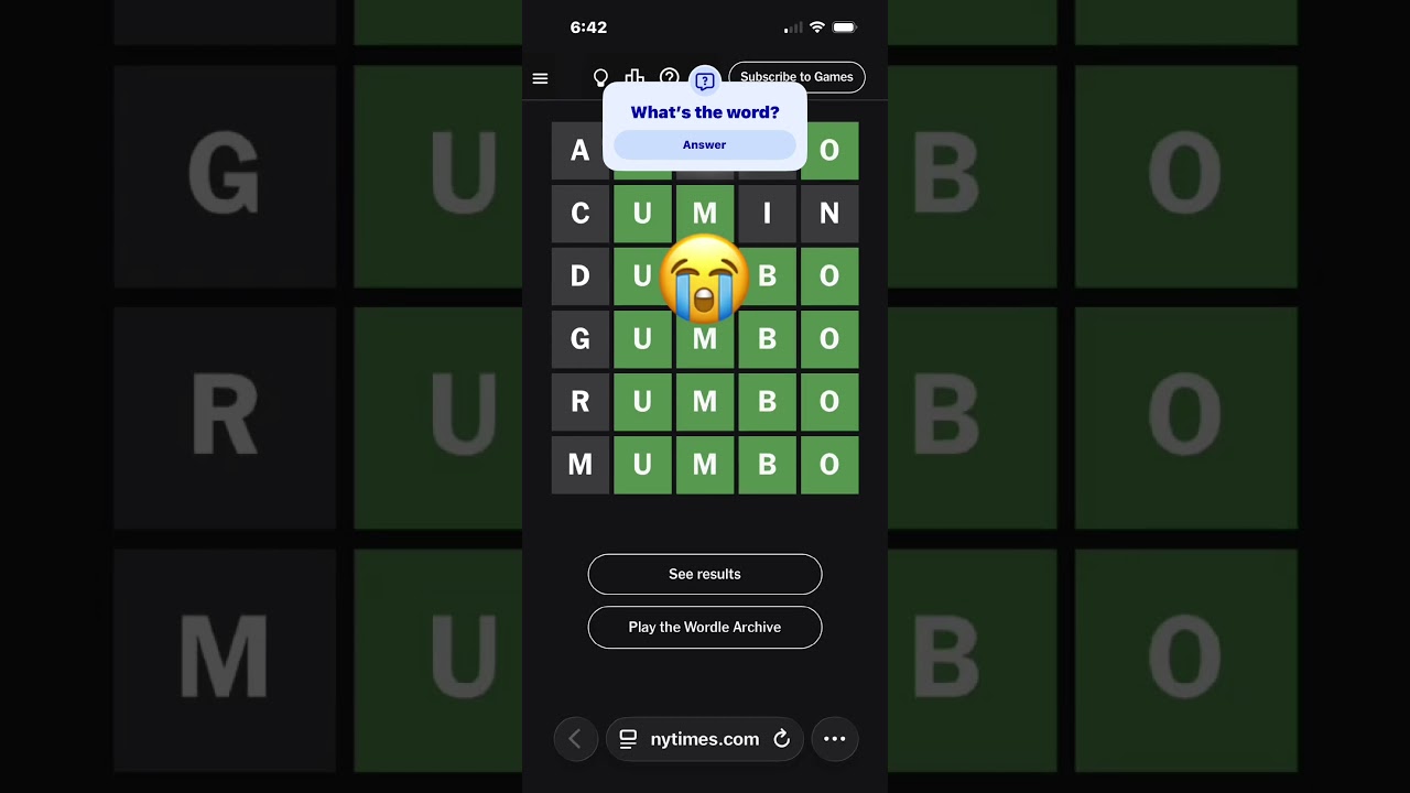 I forgot the word _______ was a word😭