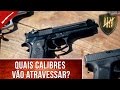 Pistola e revólver X Parede: Um teste prático! (.38, .380, .40 e 9mm)