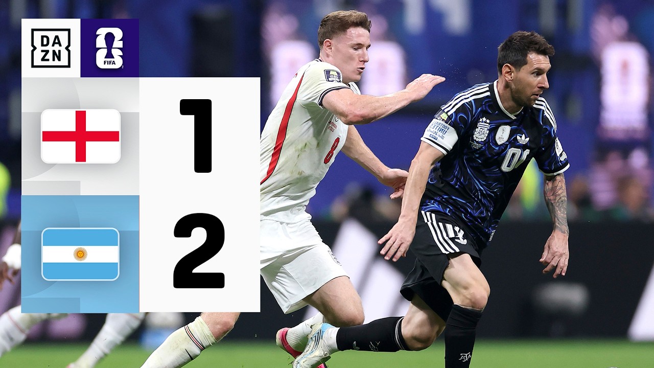 Inglaterra vs Argentina (1-2) | Resumen y goles | Highlights Copa Mundial de la FIFA 2026™