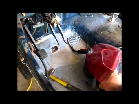 New Floor in the Jeep CJ7 - YouTube