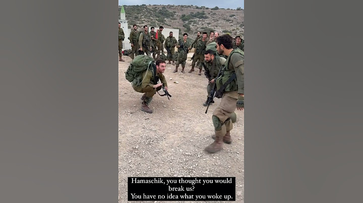 How the Israel army is keeping their spirits up. Vid by Rudy Rochman #israel