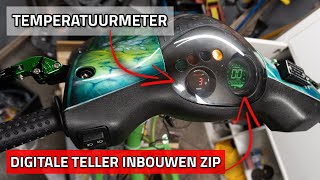 STAP VOOR STAP Zip DIGITALE TELLER INBOUWEN (+temperatuurmeter) goedkoop \u0026  snel | #15 - YouTube