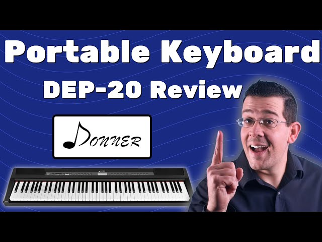 Donner DEP-20 Beginner Digital Piano 88 Key Full Size Weighted Keyboard,  Portable Electric Piano