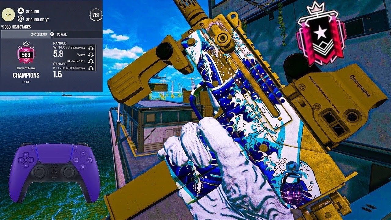 THE *BEST* #1 FAST SENS NO RECOIL CONTROLLER CHAMPION SETTINGS (Rainbow ...
