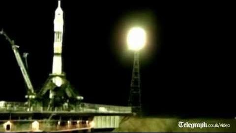 Soyuz rocket blasts off for International Space Station