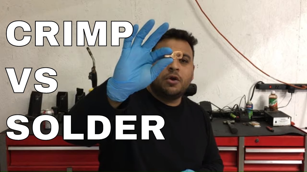 SOLDERED VS CRIMPED COPPER LUG WIRE TERMINALS
