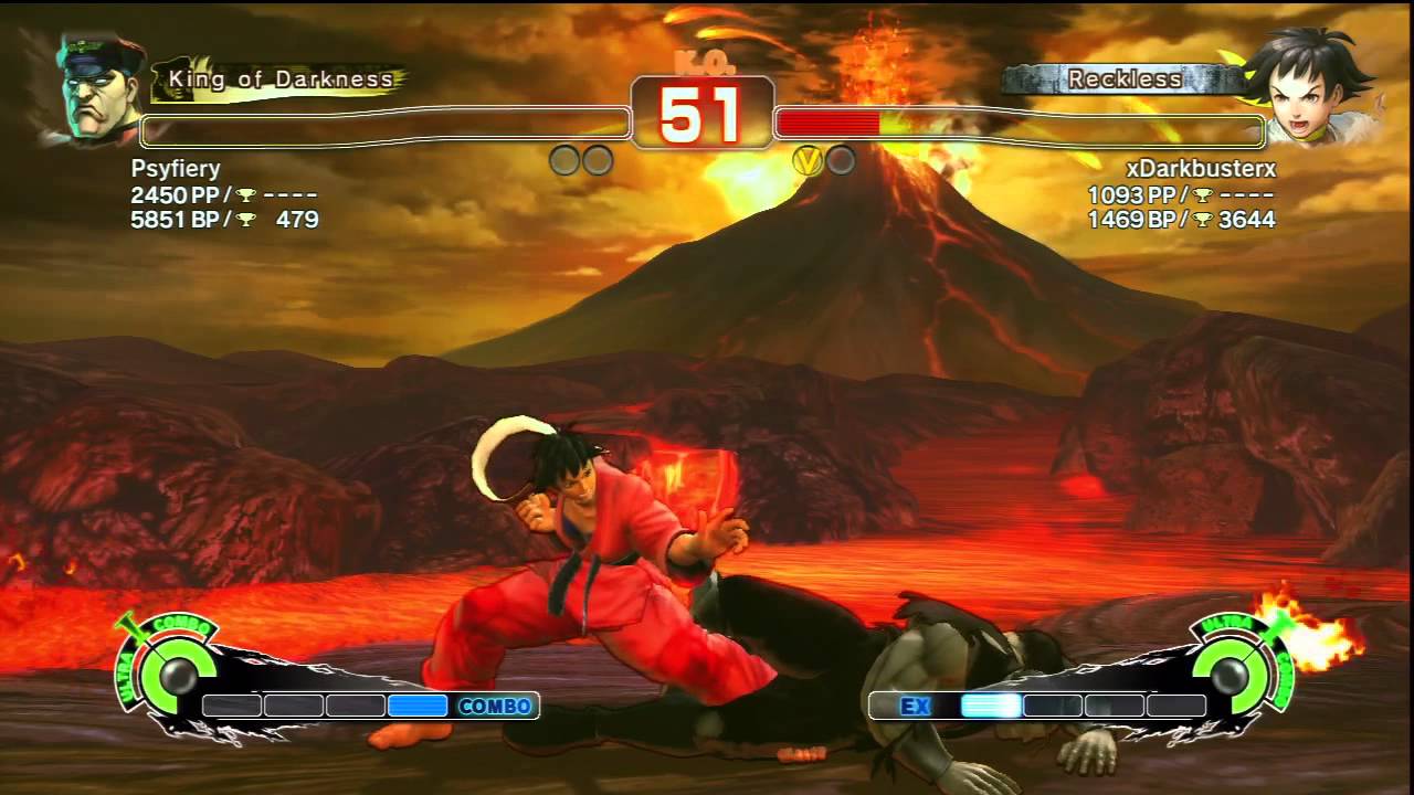 SSF4 AE Ranked Matches PSN Psyfiery vs randoms 45