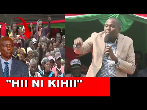 See What Happened In Nakuru After Ichungwa Called Gachagua Kihii Over 2027 Election