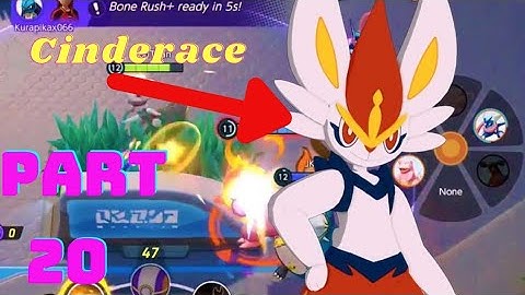 Pokemon unite Android cinderace gameplay Part 20 - pokemon unite