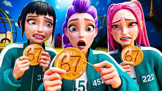 KPop Demon Hunters in Squid Game! Girls vs Boys