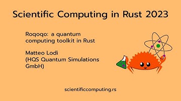 Matteo Lodi - Roqoqo: a quantum computing toolkit in Rust