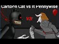 Cartoon Cat vs It Pennywise (DC2 - Drawing Cartoons 2) animations (GusJung Animations Krub !!)