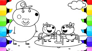 Peppa Pig Drawing, Peppa Pig Coloring, Peppa Pig Drawing and Coloring Pages for Kids, Peppa Pig, 10