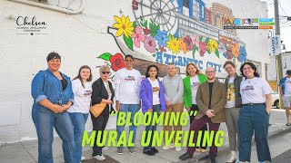 2025 'Blooming" Mural Unveiling Recap