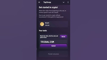 Tapswap: Get started in crypto!  #games #gaming #code #tapswap