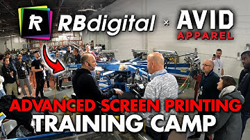 Experience the RB Digital Advanced Screen Printing Training Camp for Yourself!
