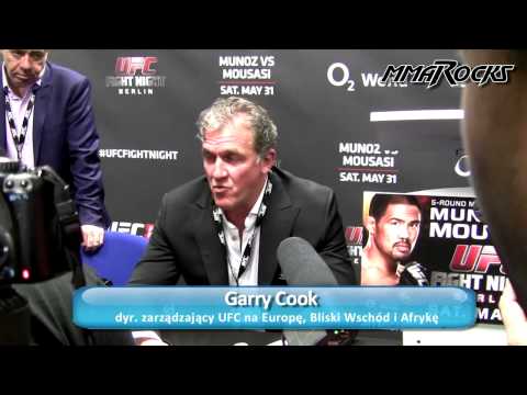 Kiedy UFC w Polsce? Garry Cook odpowiada