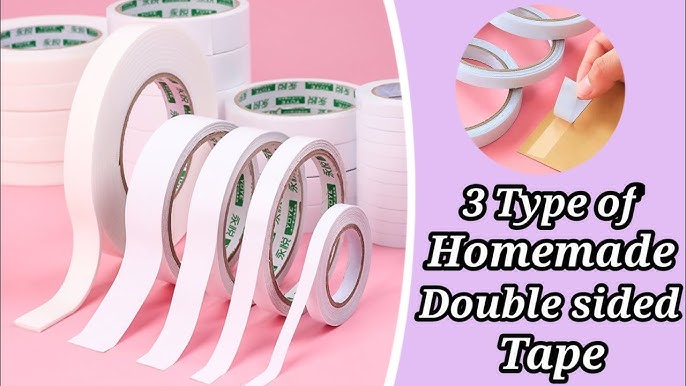 Homemade Double sided tape - how to make sided tape at home easy