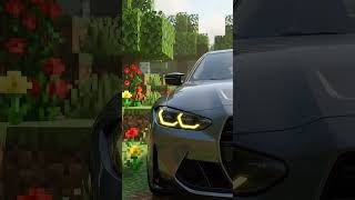 Minecraft x BMW #minecraft #games #gaming #rtx #bmw #cars