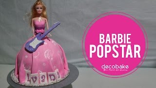 How to make Barbie Popstar Cake