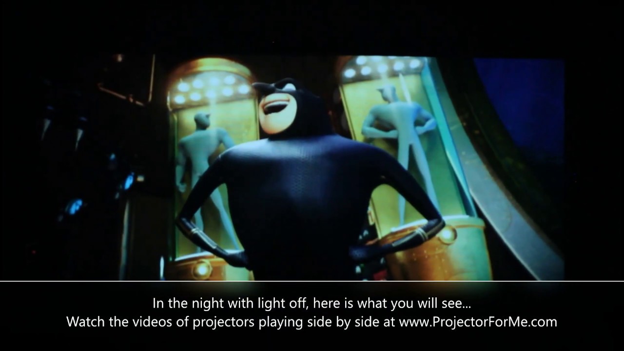 Elephas Projector ( RD606 ) Testing - Minions Trailer
