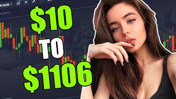 $10 to $1106 | Best binary options strategy 2022